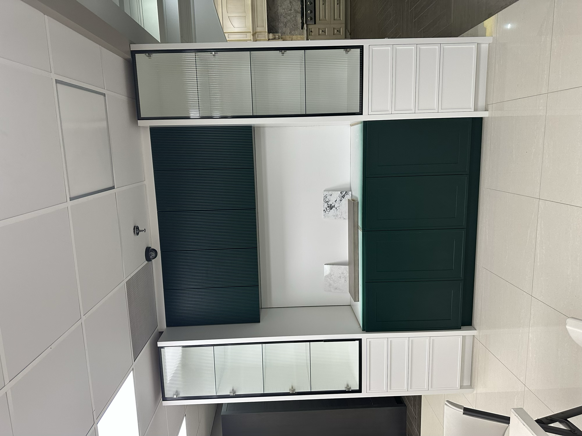 Fluted Door Feature